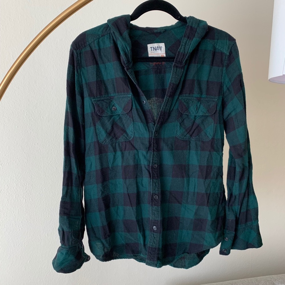 Aritzia Tna Boyfriend Flannel Gem